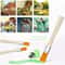 Nylon Paint Brushes Flat Brush Set Small Painting Brushes For Art DIY And Wall Painting 4