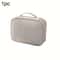 Large Capacity Corduroy Makeup Bag Travel Cosmetic Organizer Square Zipper Pouch 4