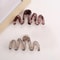 Y2K Wavy Amber Brown Large Claw Hair Clip Lightweight Glossy Design 4