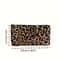 Leopard Print Makeup Bag Travel Cosmetic Organizer With Zipper 3
