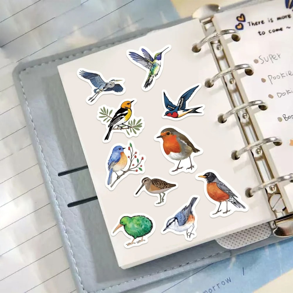 Waterproof Bird Sticker Set For Scrapbooking Journals And Gifts 500pcs 1