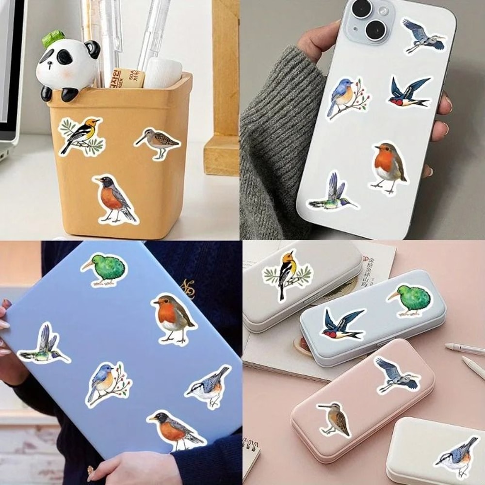 Waterproof Bird Sticker Set For Scrapbooking Journals And Gifts 500pcs 2