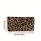 Leopard Print Makeup Bag Set Travel Cosmetic Organizer 2pcs 3