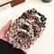 Leopard Print Elastic Hair Ties High Elastic Ponytail Holders 10pcs 6