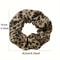 Retro Pattern Hair Scrunchies Set Leopard Cow Spot Polka Dot 5pcs 1