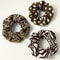 Retro Pattern Hair Scrunchies Set Leopard Cow Spot Polka Dot 5pcs 3