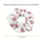 Boho Fruit Print Fabric Scrunchies Set Elegant Hair Accessories 3pcs 2
