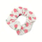 Boho Fruit Print Fabric Scrunchies Set Elegant Hair Accessories 3pcs 3