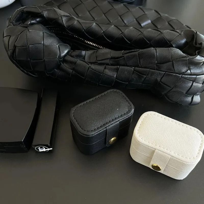 Mini Leather Jewelry Storage Bag Travel Organizer For Rings And Necklaces 6