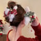 Christmas Plush Bow Hair Claw Clip Faux Fur Holiday Accessory 6