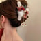 Christmas Plush Bow Hair Claw Clip Faux Fur Holiday Accessory 7