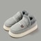 Winter Fuzzy Plush House Slippers For Women Warm Soft Sole Indoor Shoes 1