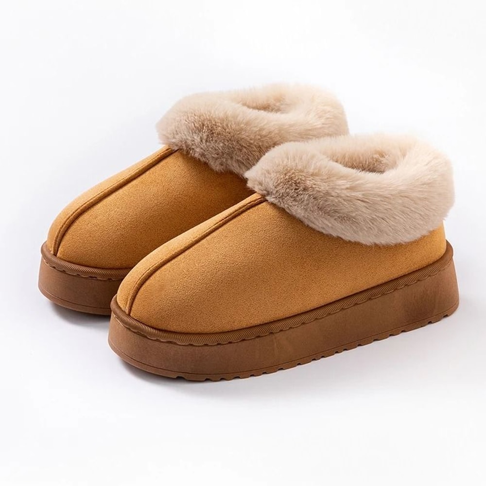 Winter Plush Snow Boots Slippers For Men And Women Indoor Outdoor 4