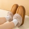 Winter Plush Snow Boots Slippers For Men And Women Indoor Outdoor 8