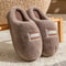 Winter Bow Plush Slippers For Women Soft EVA Non Slip House Slides 5