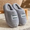 Winter Bow Plush Slippers For Women Soft EVA Non Slip House Slides 4
