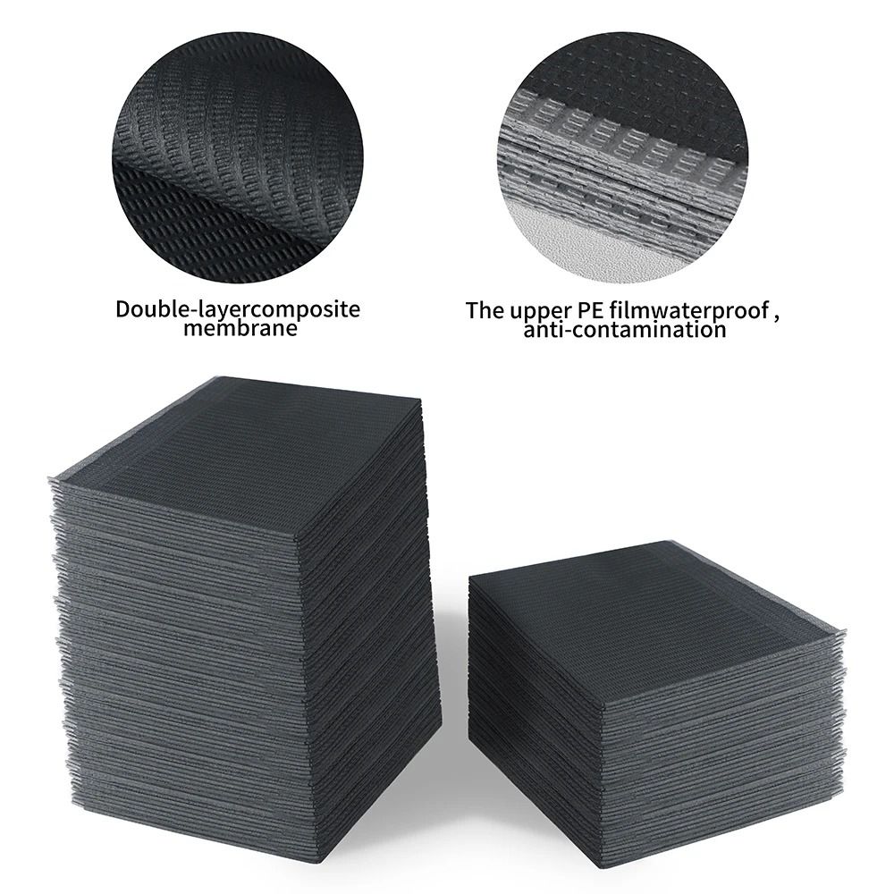 Disposable Waterproof Tattoo Clean Pads Black Table Cover Bibs For Tattoo And Dental Use 4