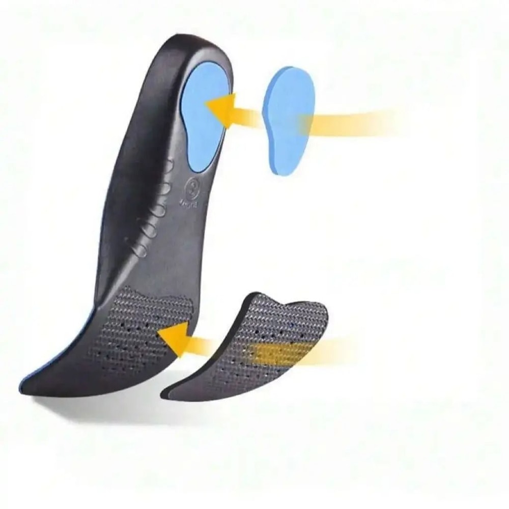 EVA Arch Support Insoles For Flat Feet Breathable Shock Absorbing Shoe Inserts 2