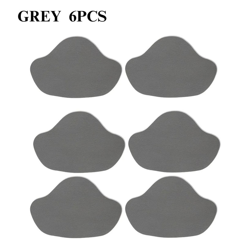 Sneaker Heel Repair Patches Wear Resistant Shoe Heel Protector Stickers Set Of 6 3