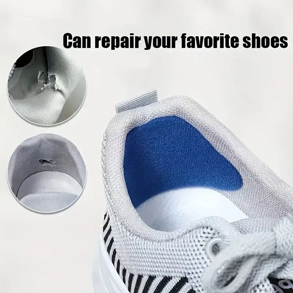 Sneaker Heel Repair Patches Wear Resistant Shoe Heel Protector Stickers Set Of 6 9