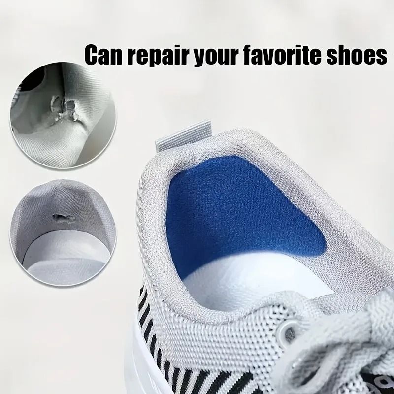 Sneaker Heel Repair Patches Wear Resistant Shoe Heel Protector Stickers Set Of 6 9