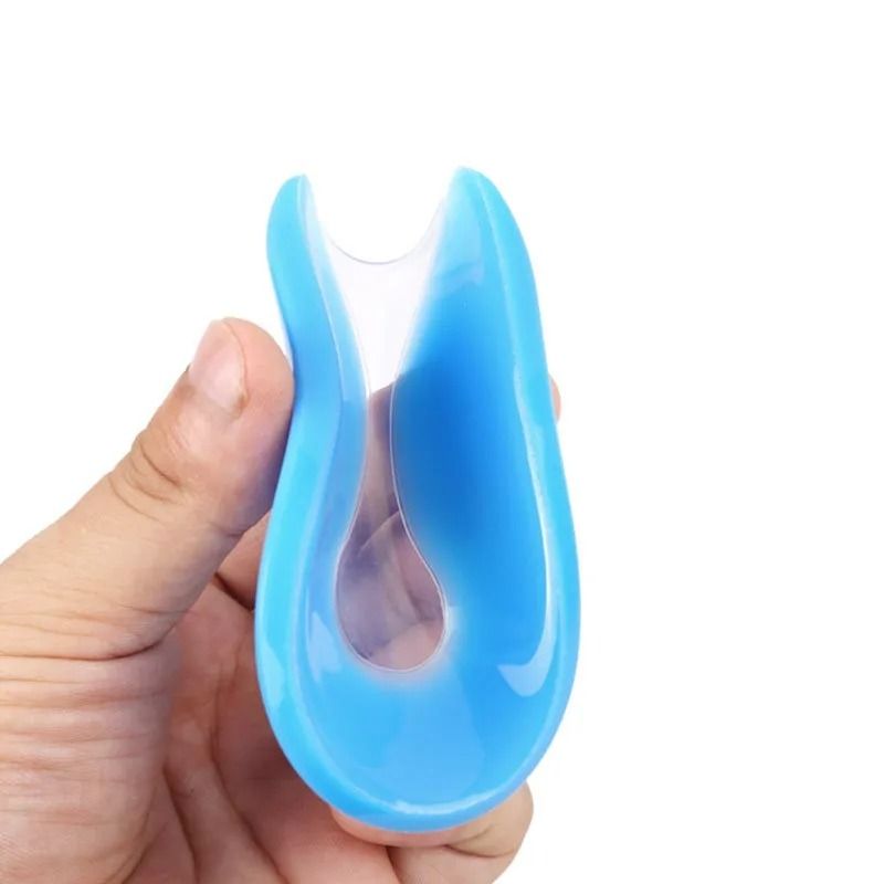Silicone Gel U Shaped Heel Pads Shock Absorbing Rear Foot Cushion Insoles 4