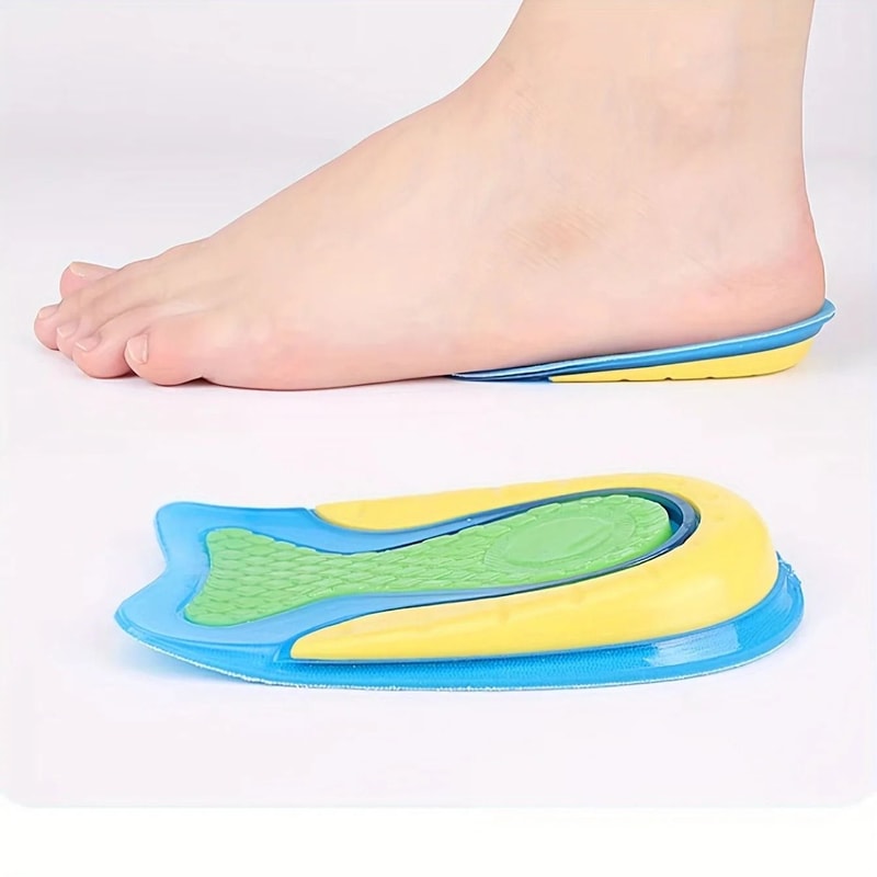 Silicone Heel Pads Soft Shock Absorbing Shoe Inserts For Men And Women 6