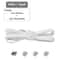 Elastic No Tie Shoe Laces With Metal Buckles For Sports And Casual Shoes 2