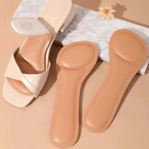Self Adhesive Anti Slip High Heel Cushion Pads Breathable Soft Sole Inserts for Women