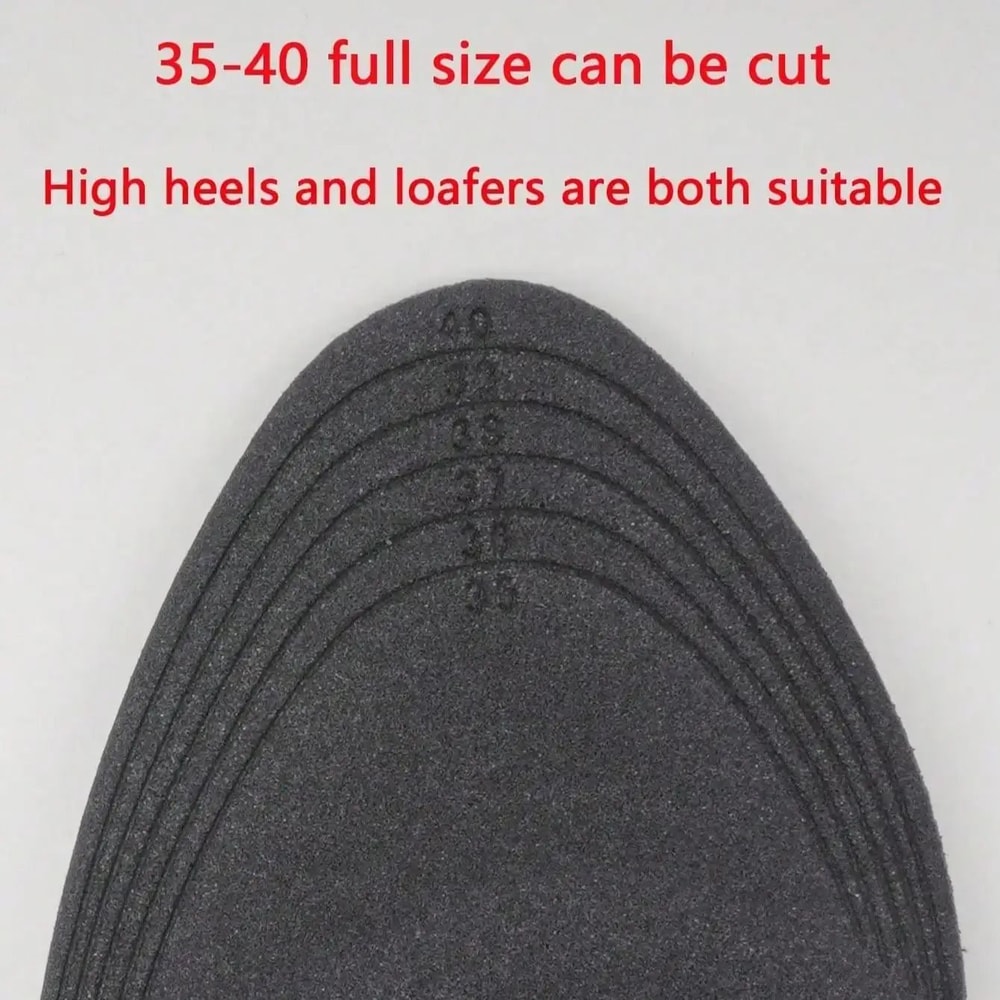 5D Memory Foam Shoe Insoles Thick Shock Absorbing Cushions For Running And Sneakers 1