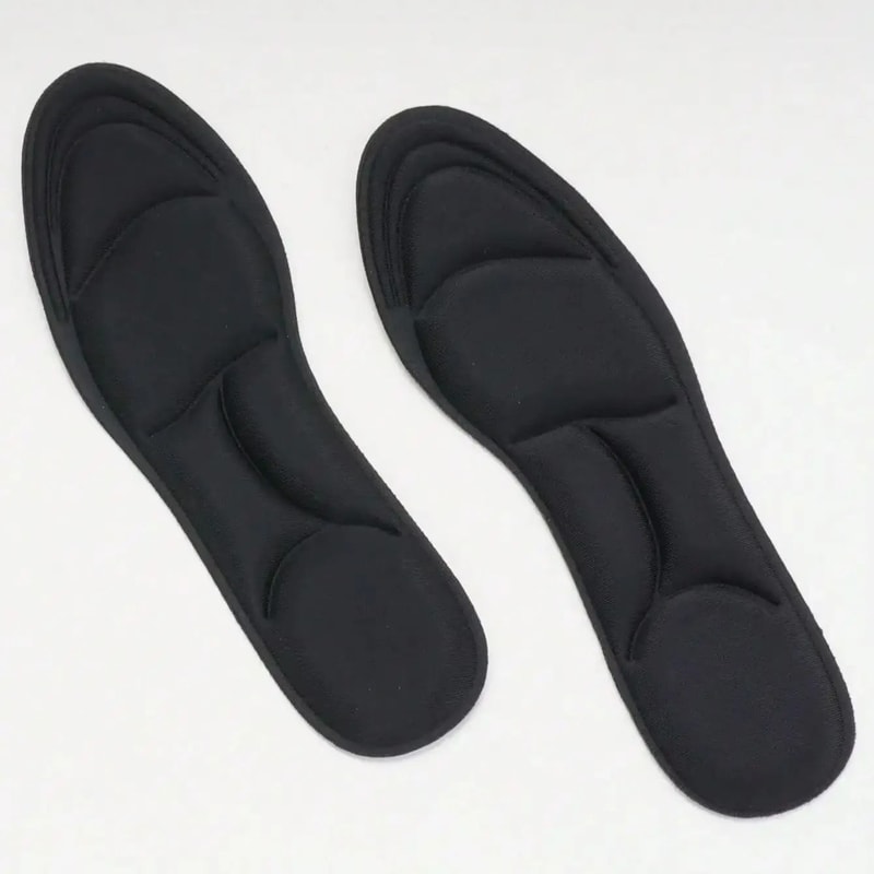 5D Memory Foam Shoe Insoles Thick Shock Absorbing Cushions For Running And Sneakers 2