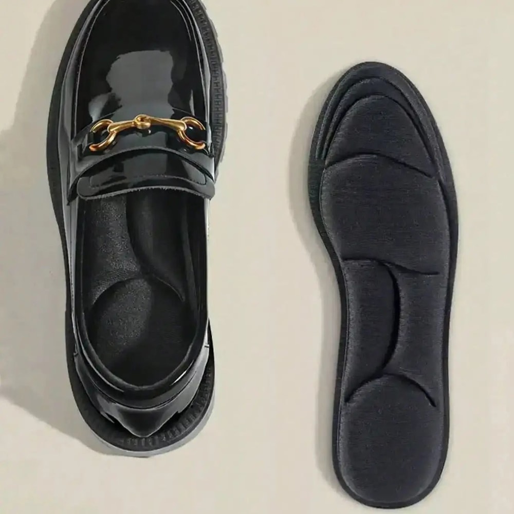 5D Memory Foam Shoe Insoles Thick Shock Absorbing Cushions For Running And Sneakers 4