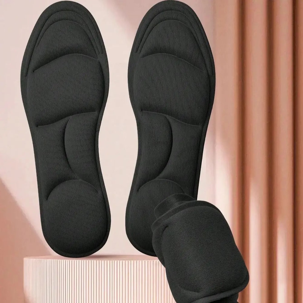 5D Memory Foam Shoe Insoles Thick Shock Absorbing Cushions For Running And Sneakers 6