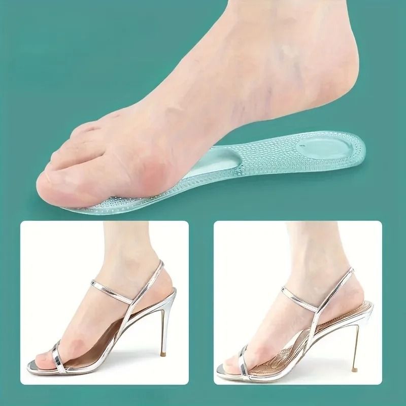 Silicone Anti Slip Shoe Inserts Cushion Pads For High Heels And Sandals 0
