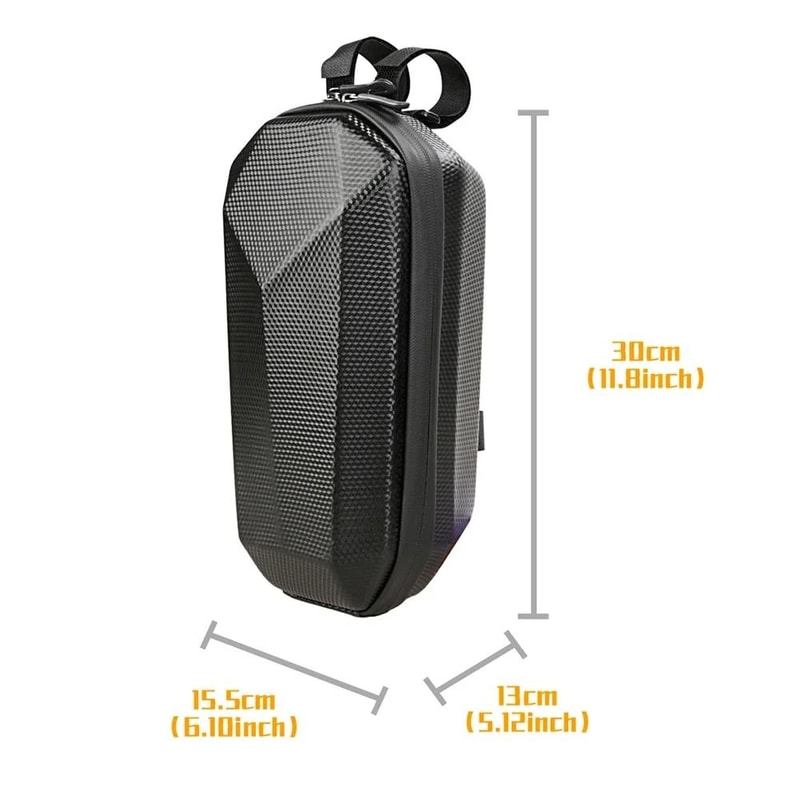 Electric Scooter Front Storage Bag EVA Hard Shell Waterproof Carry Case 3
