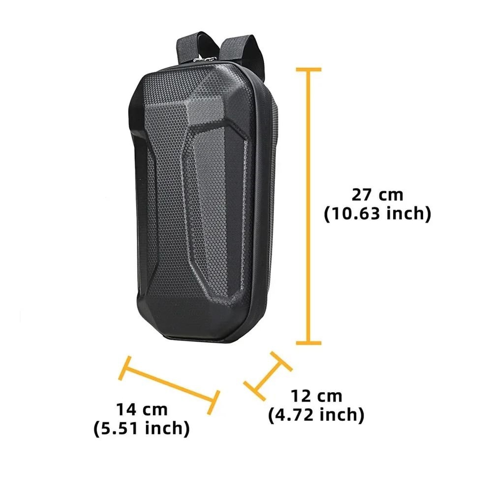 Electric Scooter Front Storage Bag EVA Hard Shell Waterproof Carry Case 4