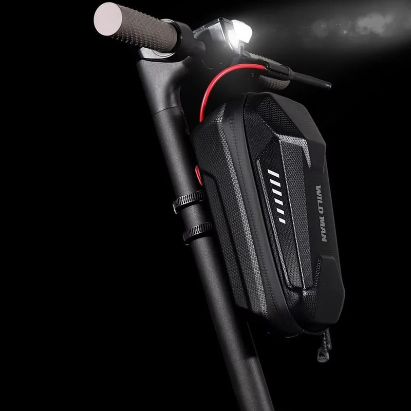 Electric Scooter Front Storage Bag EVA Hard Shell Waterproof Carry Case 8