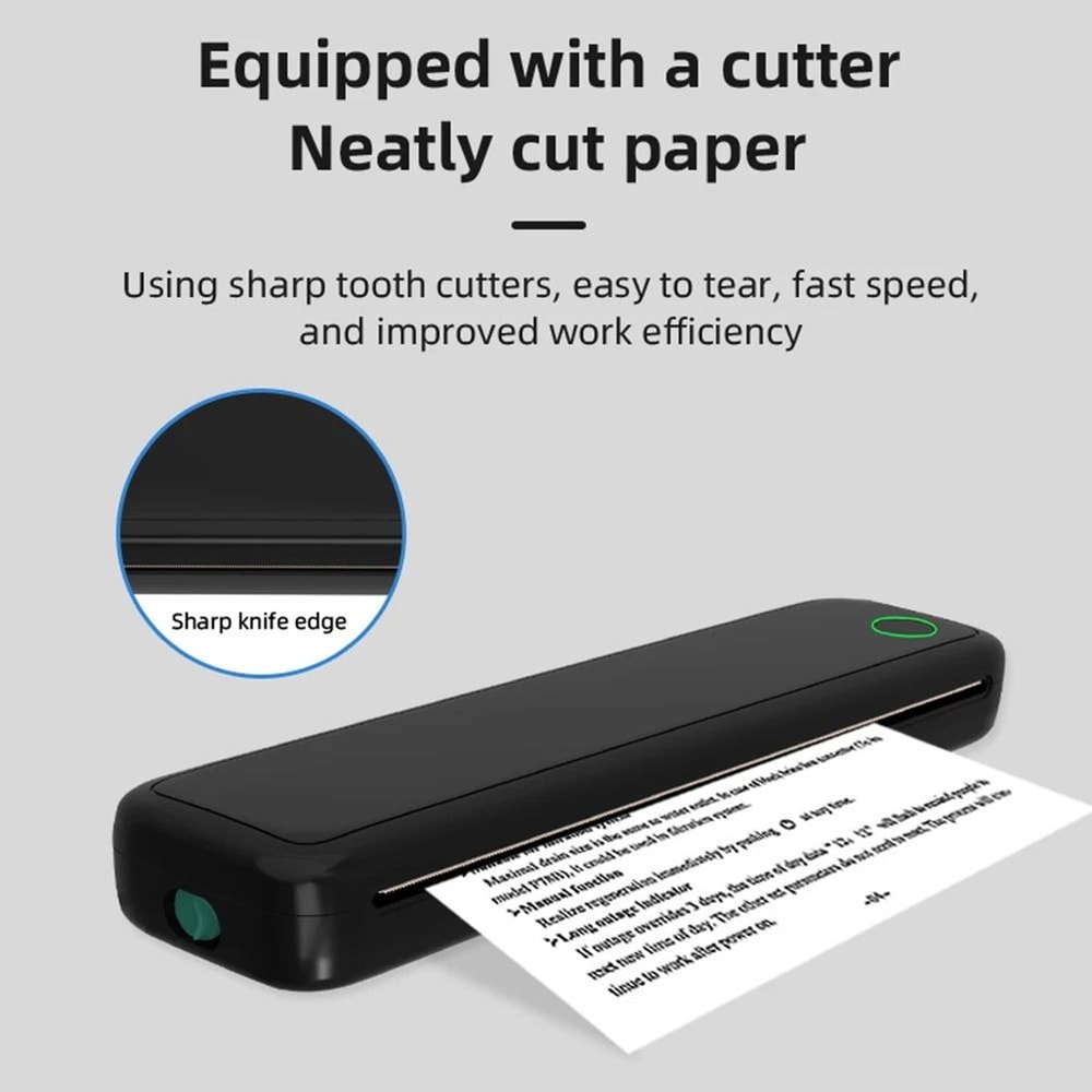 Portable A4 Thermal Printer Inkless Mini Printer For Phone PC And Tattoo Transfer 4