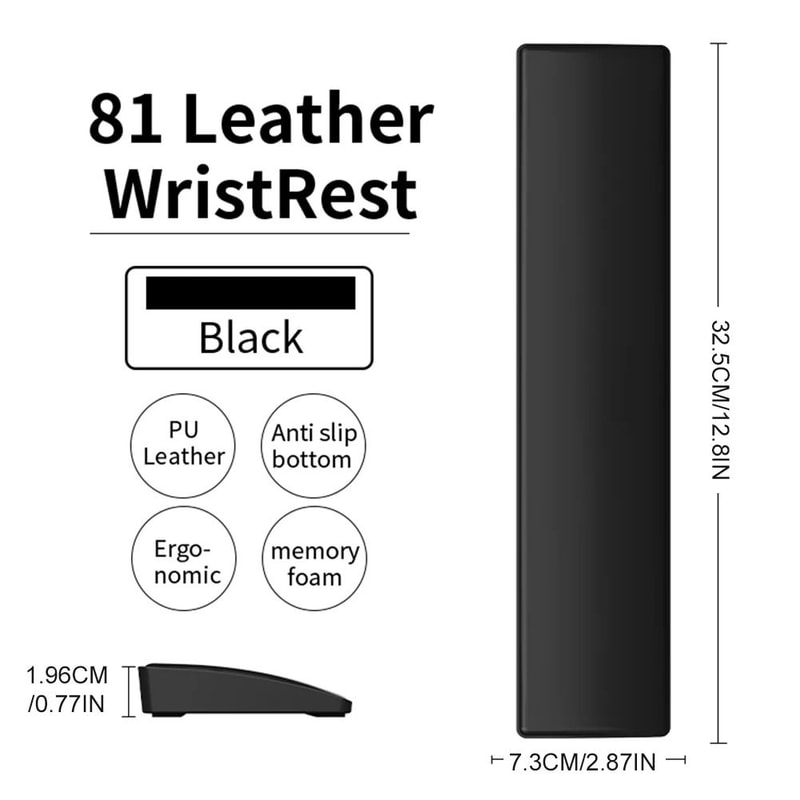 Memory Foam Mouse Wrist Rest Ergonomic Hand Support Pad With Anti Slip Base 3