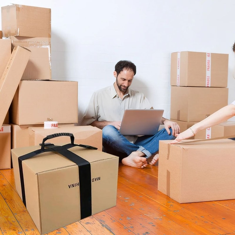 Heavy Object Moving Strap With Handle Portable Lifting And Carrying Belt 6