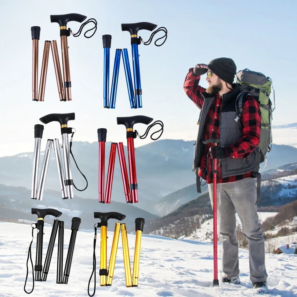 Aluminum Alloy Trekking Poles Ultralight Adjustable Nordic Walking Sticks 14