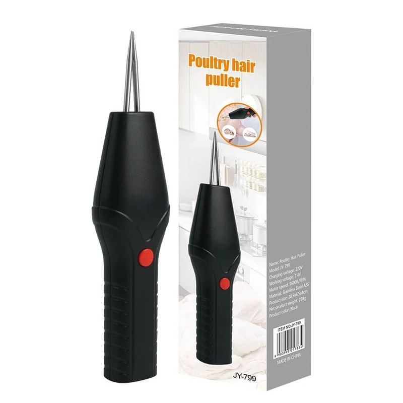 Electric Poultry Feather Plucker USB Rechargeable Hair Removal Kitchen Tool 0