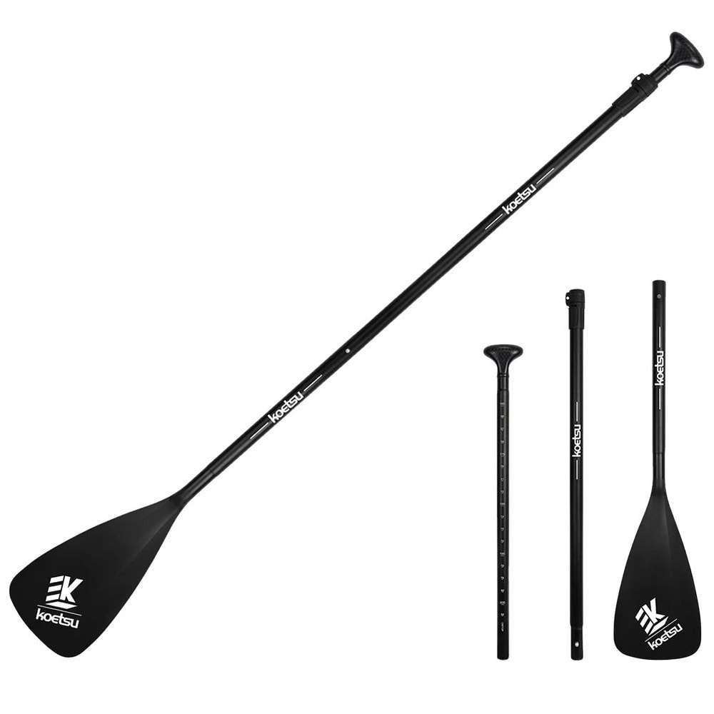 Adjustable 3 Piece SUP Paddle Aluminum Alloy Stand Up Paddleboard Oar 1