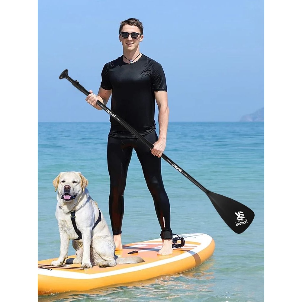 Adjustable 3 Piece SUP Paddle Aluminum Alloy Stand Up Paddleboard Oar 6