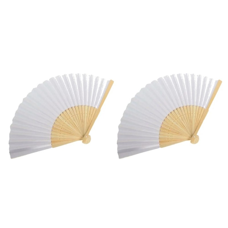 White Paper Wedding Umbrella With Wooden Handle DIY Photography Prop 3