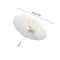 White Paper Wedding Umbrella With Wooden Handle DIY Photography Prop 7
