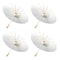 White Paper Wedding Umbrella With Wooden Handle DIY Photography Prop 9