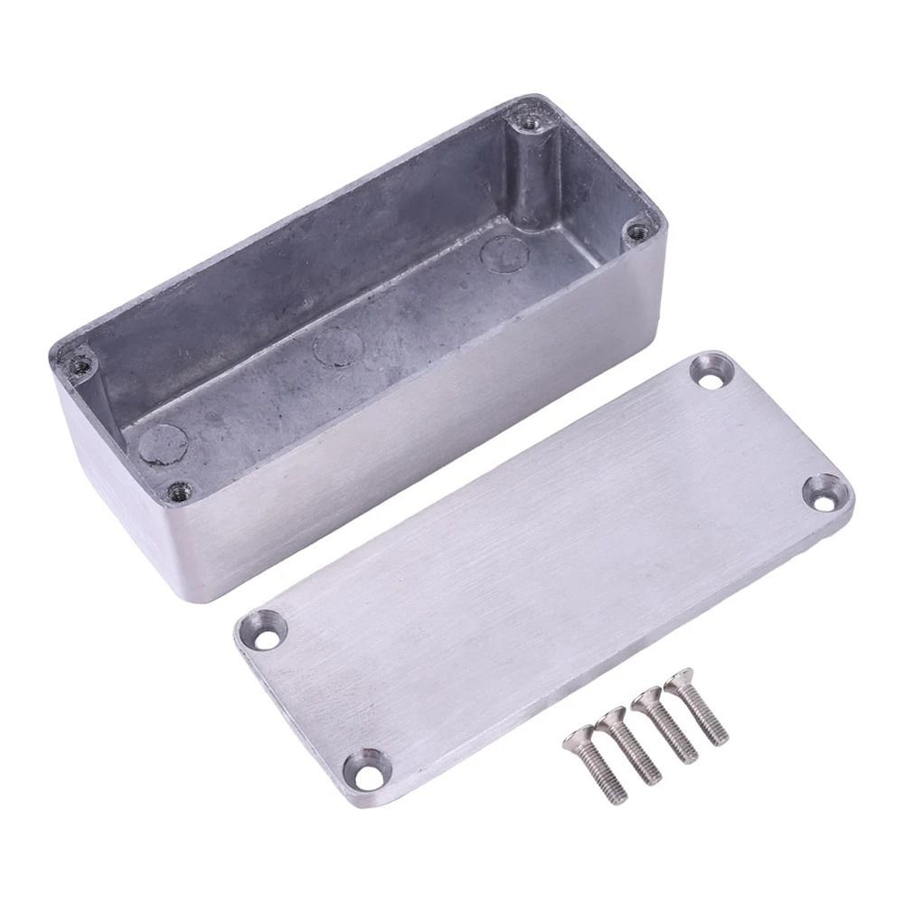 1590A Aluminum Guitar Pedal Enclosure Stomp Box Housing With Screws 1