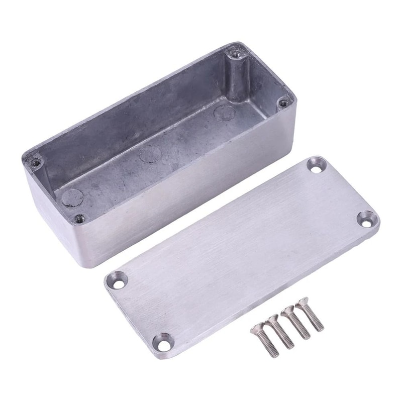 1590A Aluminum Guitar Pedal Enclosure Stomp Box Housing With Screws 1