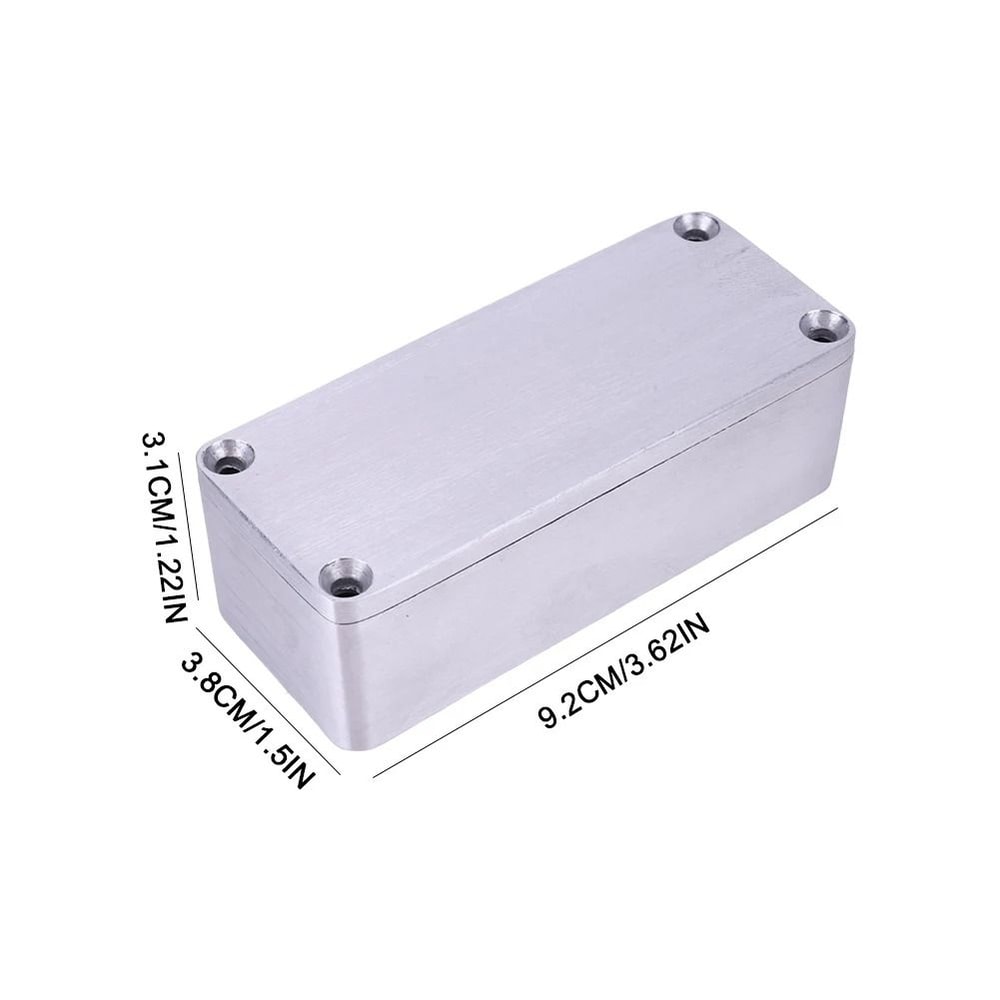 1590A Aluminum Guitar Pedal Enclosure Stomp Box Housing With Screws 2